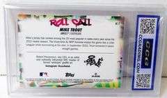 Mike Trout 2023 Baseball Card, 10 Gem Mint