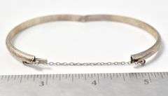 Bangle Bracelet in Sterling Silver