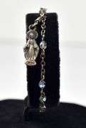 Iridescent Bead Bracelet in Sterling Silver