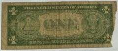 $1 1935a North Africa Silver Certificate