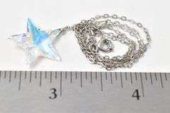 Star Pendant Necklace in Sterling Silver