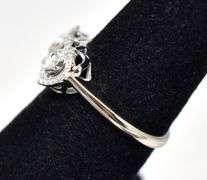 Darling Heart Ring in 10K White Gold