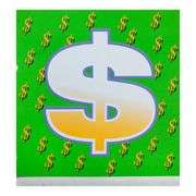 Dollar Sign (Green Bold) by Steve Kaufman (1960-2010)