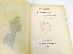1928 Psyche, Illustrated & Numbered Book