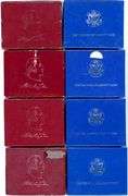 8 Early US Commemorative Half Dollars in Box w/CoA