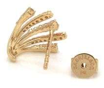 New Gabriel & Co. 0.52ctw Diamond Fan Stud Earrings in 14K