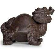 Handmade Zisha Clay Feng Shui Dragon Turtle