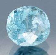Sky blue! Unheated! 2.85ct Brazilian Aquamarine