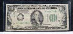 1934 Series $100 Note, Circulated