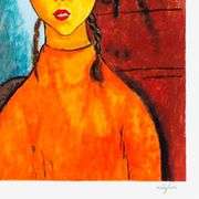 Bambina Con Trecce by Modigliani (1884-1920)