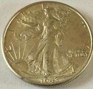 1942 D Unc Walking Liberty Half.