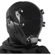 Futuristic Sci-Fi Techwear Helmet Mask