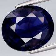 High color grade 4.21ct 12x10mm untreated Iolite!
