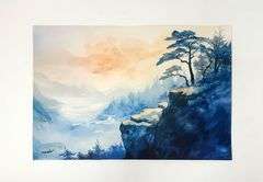 Japanese Mixed Media Artist Signed