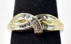 Marvelous Diamond Ring in 10K Yellow Gold