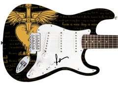 Richie Sambora Autographed "Sword Of Sound" Custom Graphics Guitar ACOA