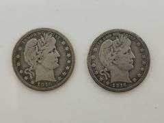 1916 & 1916 D Barber Quarters, Circulated