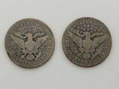 1902 S & 1903 Barber Quarters, Circulated