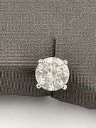 CERTIFIED BRAND NEW 14K WHITE GOLD DIAMOND STUDS