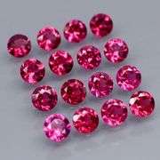 Top violet pink! 5.26ct untreated Rhodolite Garnet set!