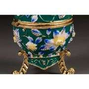 Faberge-Style Egg with Sparkling Austrian Crystals