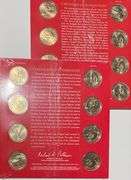 2009 & 2013 US Uncirculated Presidential Dollar Sets
