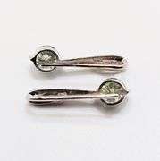 Sparkling 2 Ct White  Simulated Diamond Earrings Earrings