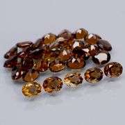 Oval cut untreated 9.62ct Smoky Quartz set