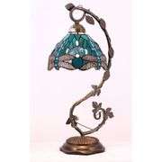 Stained Glass Dragonfly Lamp
