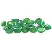 Rich emerald green unheated 7.41ct Emerald set!