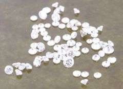 High fire .94ct set of round brilliant Diamonds!