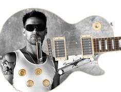 Bryan Adams Autographed 1/1 Custom Graphics Electric Guitar ACOA