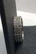MEN’S 14K WHITE GOLD NATURAL DIAMOND WEDDING BAND