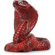 Hand-Carved Mookaite Crystal Cobra Snake