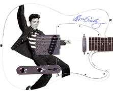 Elvis Presley Custom Graphics Autographed Facsimile Signed Guitar