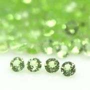 237 gemstones! 12.32ct untreated lime green Peridot set