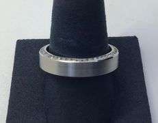 14K WHITE GOLD MEN’S WEDDING BAND