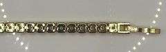 14 Kt Yellow Gold Plated VVs1 37 Individual Princess Cut Lab Simulated Diamond Tennis Bracelet.