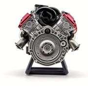 Mini V8 Engine Model Kit 3D Assembly