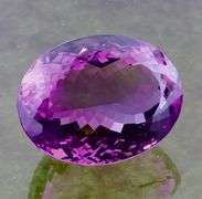 Magnificent 41.65ct deep violet Amethyst
