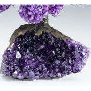Genuine Amethyst Gemstone 7 Inch Handmade Tree