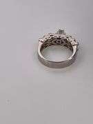 CERTIFIED 14K WHITE GOLD DIAMOND ENGAGEMENT RING