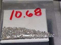 Collector's 10.68 ct natural very fine parcel of diamonds