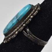 Turquoise Gemstone Ring in Sterling Silver