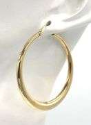 10kt Yellow gold hoop earrings