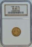 Impressive Choice BU 1929 US $2.50 Indian Gold Piece. NGC MS63