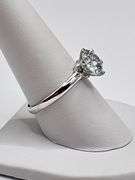 Ladies Sparkling 3.5 Ct VVs1 White E-F Simulated Lab Diamond Ring