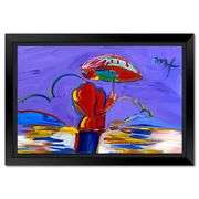 Umbrella Man at Sea by Peter Max