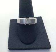 14K WHITE GOLD MEN’S WEDDING BAND