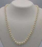 Graduated 4.5-8mm pearl necklace